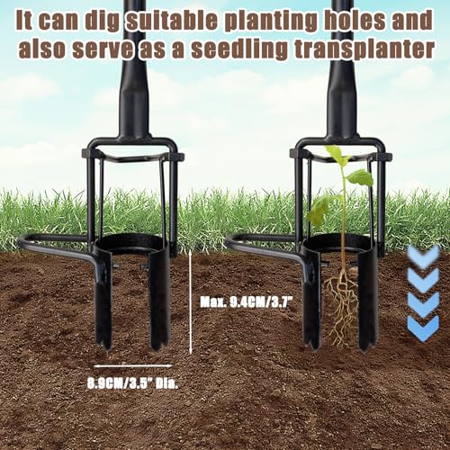 Herramienta para plantar bulbos con mango largo miniatura 4