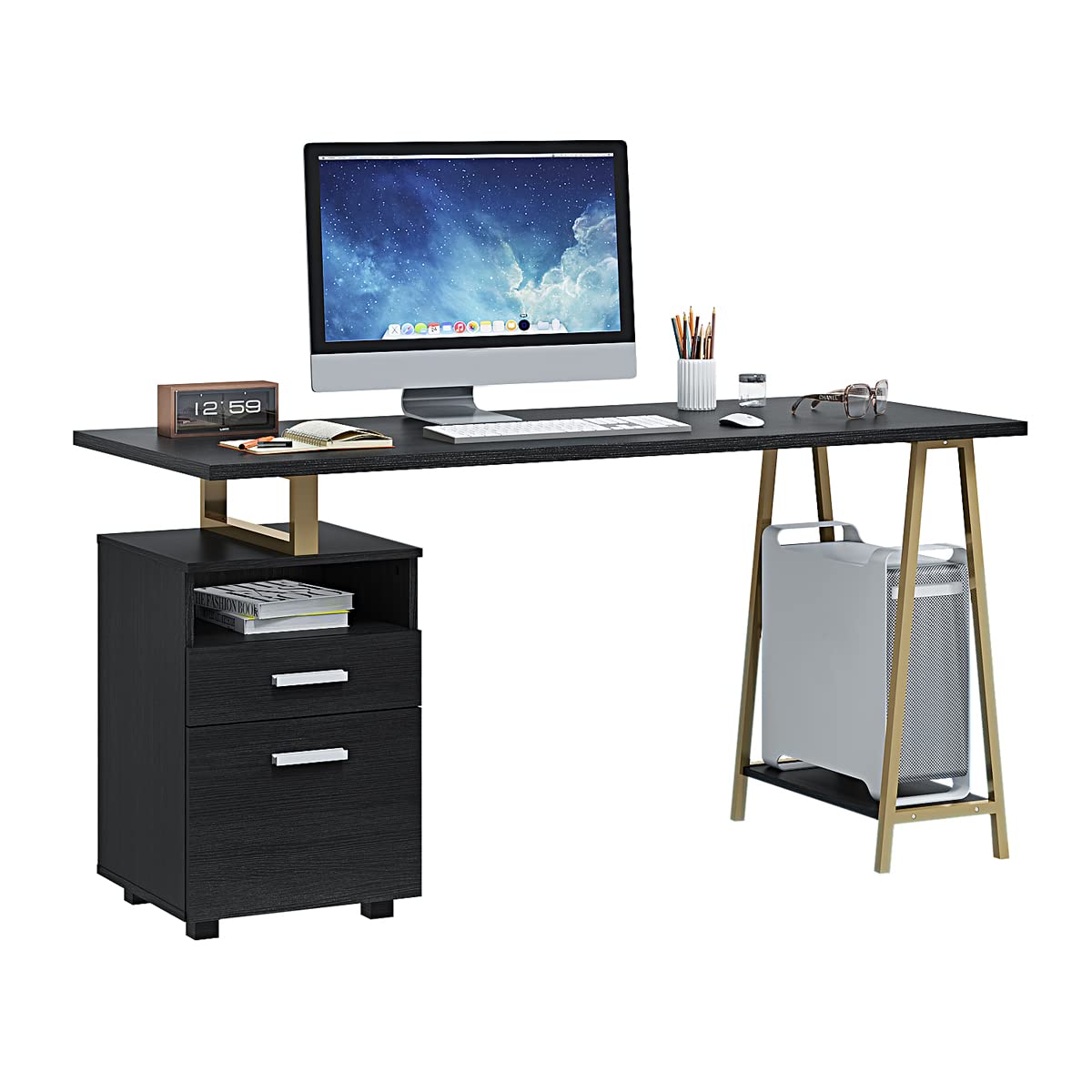 Buy Panana Computer Desk, Home Office Computer Table Writing Desk with