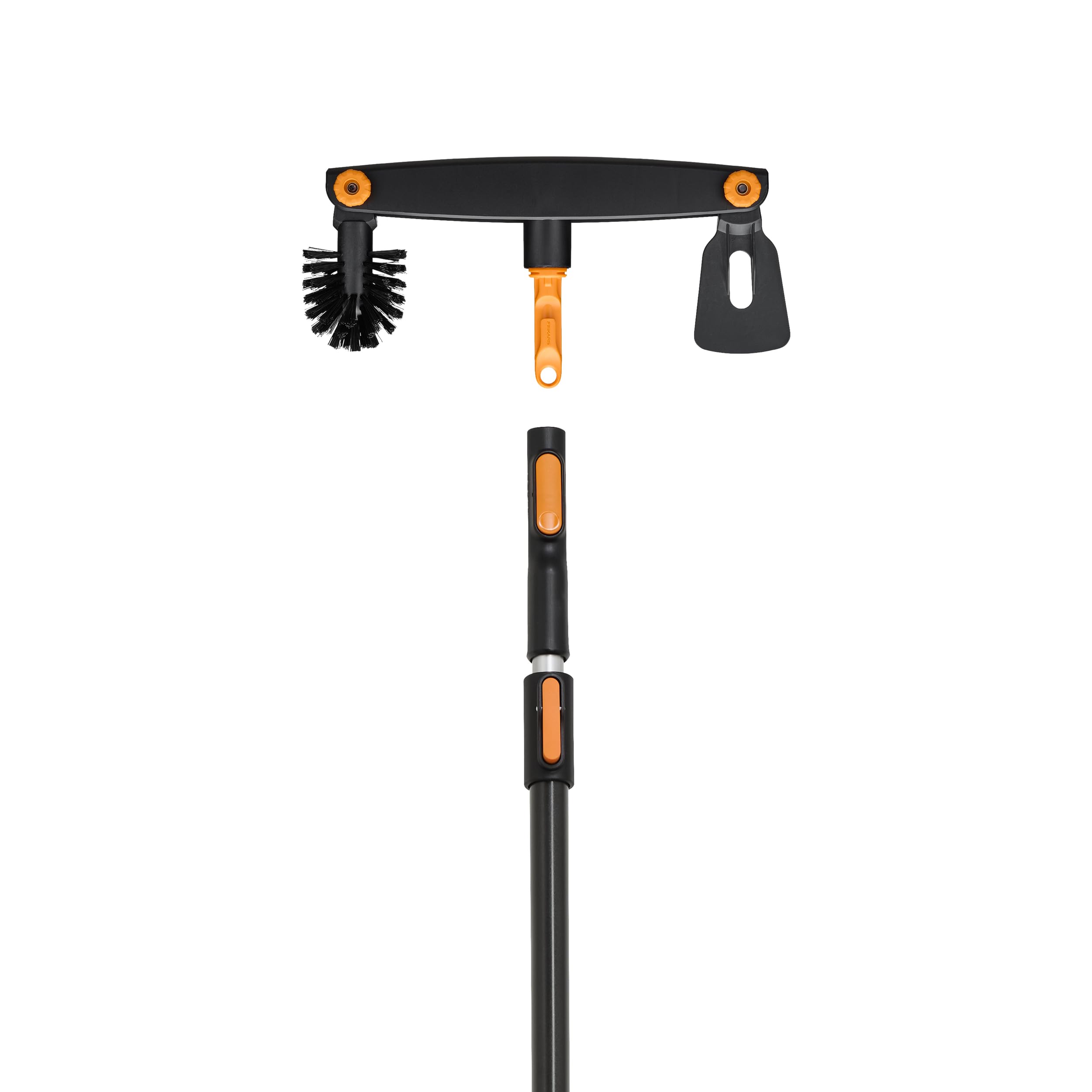 Fiskars OneClick Nettoyeur de Gouttières et Manche Télescopique L, 1080718