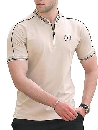 Men's Solid Cotton Rich Polo T Shirt | Collar Tshirts | Half Sleeves | Plain-Regular Fit (Available in Plus Size and Combo Pack of 2)