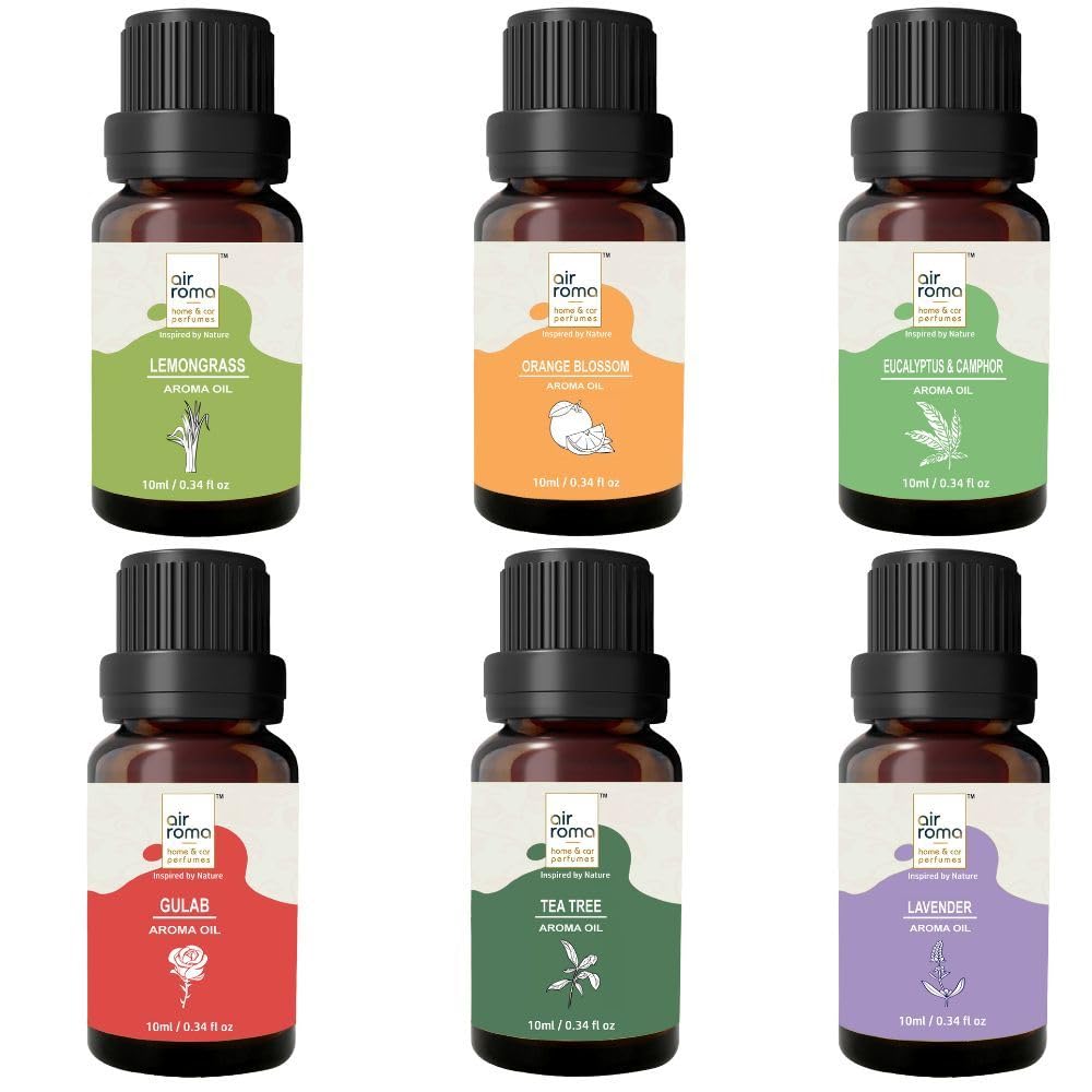 Aroma Diffuser Oil Combo of 6