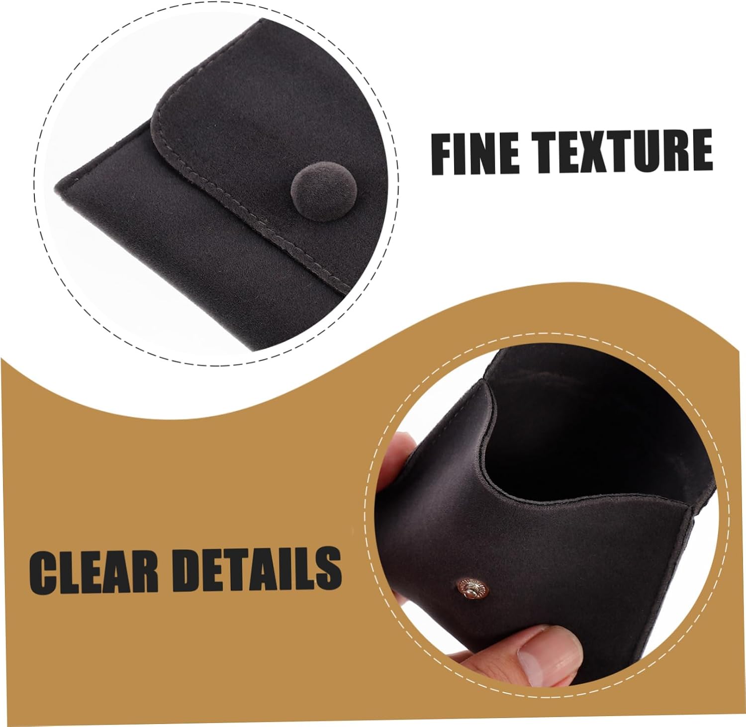 Jewelry Packaging Snap Bag for Watch and Bracelet Storage 2Pcs image 5