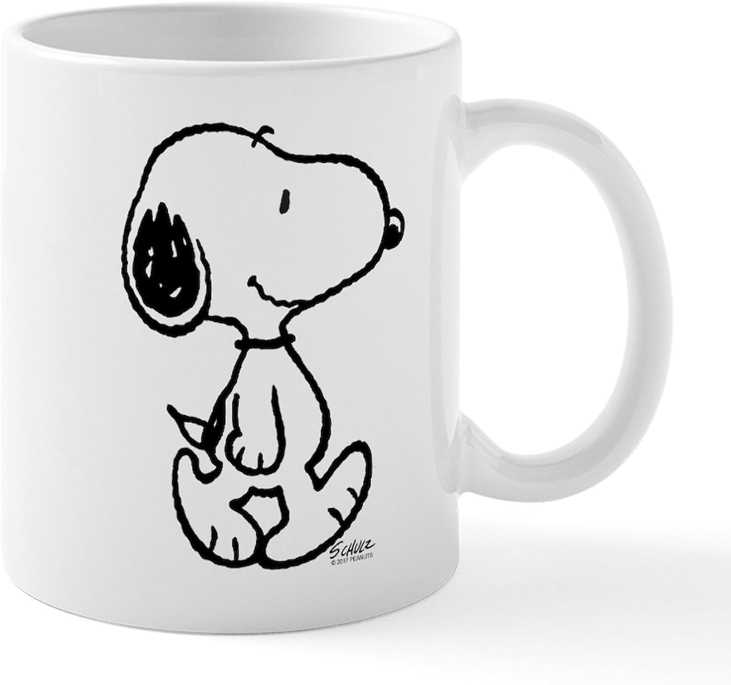 CafePress Peanuts Snoopy Mugs 11 oz (325 ml) Ceramic Coffee Mug