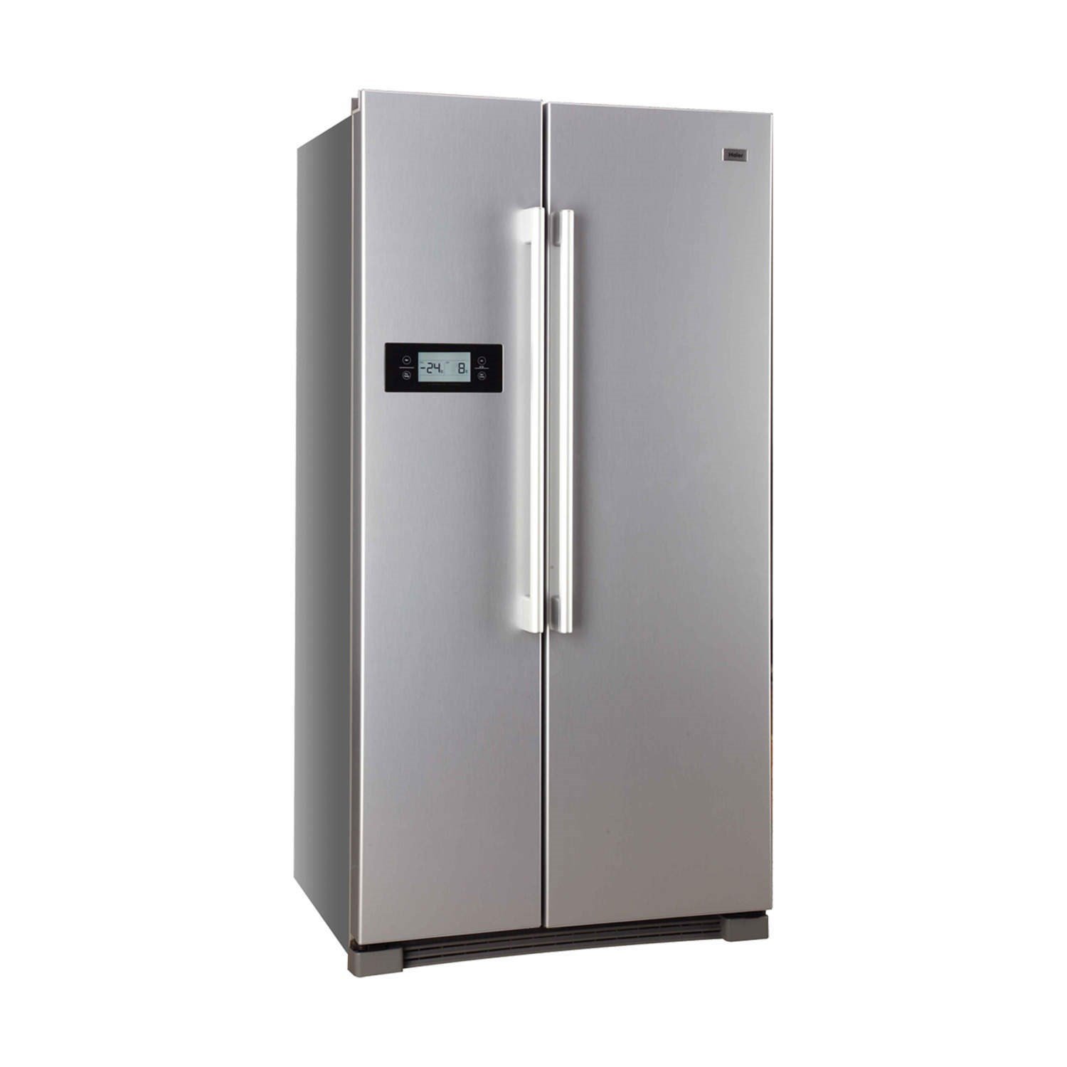 Haier HRF de 628df6 de Side By Side/A +/179 cm Hauteur/449 kWh/an/380 l partie de refroidissement/199 L Partie Congélateur/Porte Écran, réglage facile, tout sous contrôle/edelstahllook