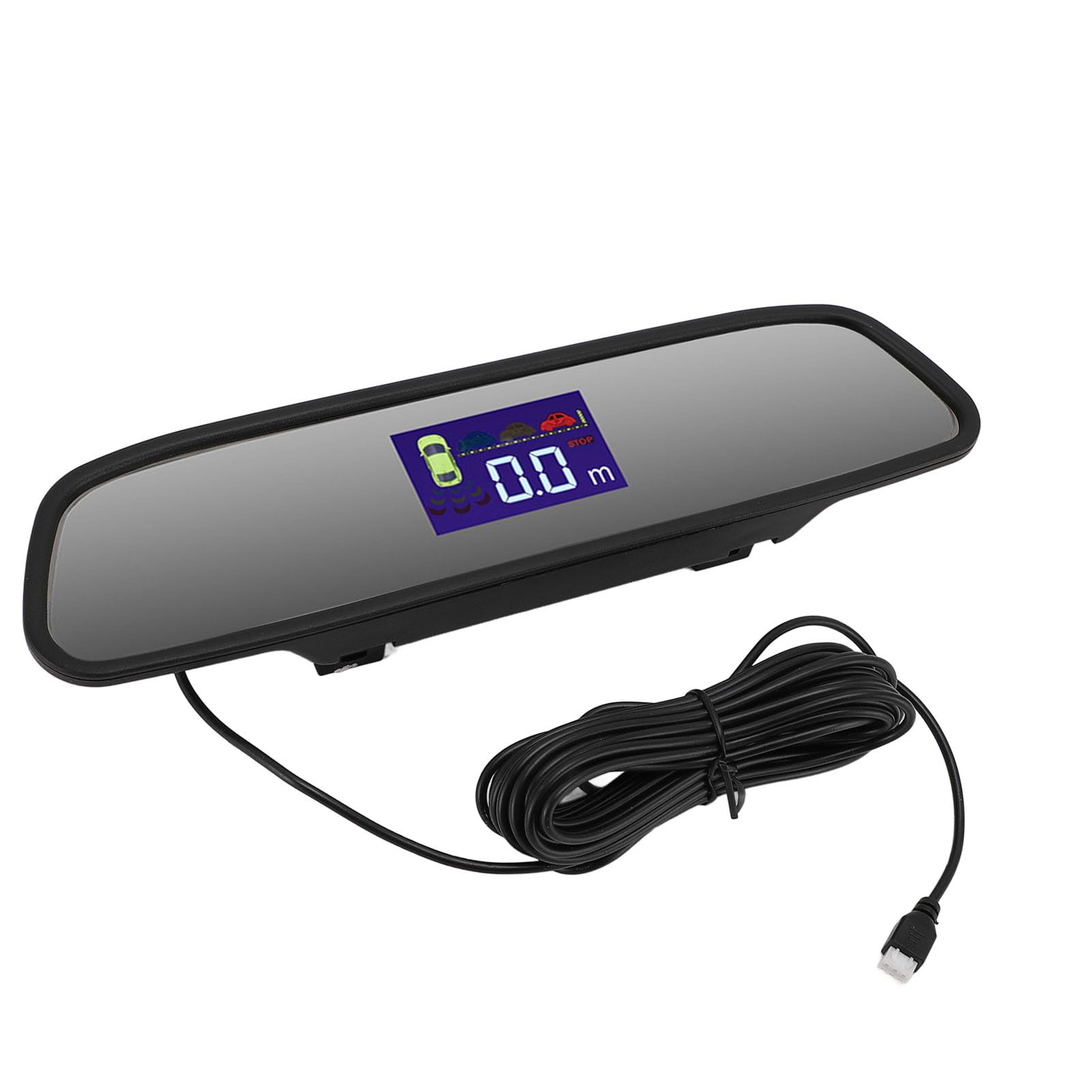 Aramox de Reversa para Coche con 4 Sensores, Rango de 0.3-2.0M (Rojo)