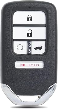 Key Fob Replacement Compatible with Honda Pilot 2016-2021 / 2017-2022 CR-V5-Door/ 2018-2021 Civic Keyless Entry Remote Control KR5V2XV44
