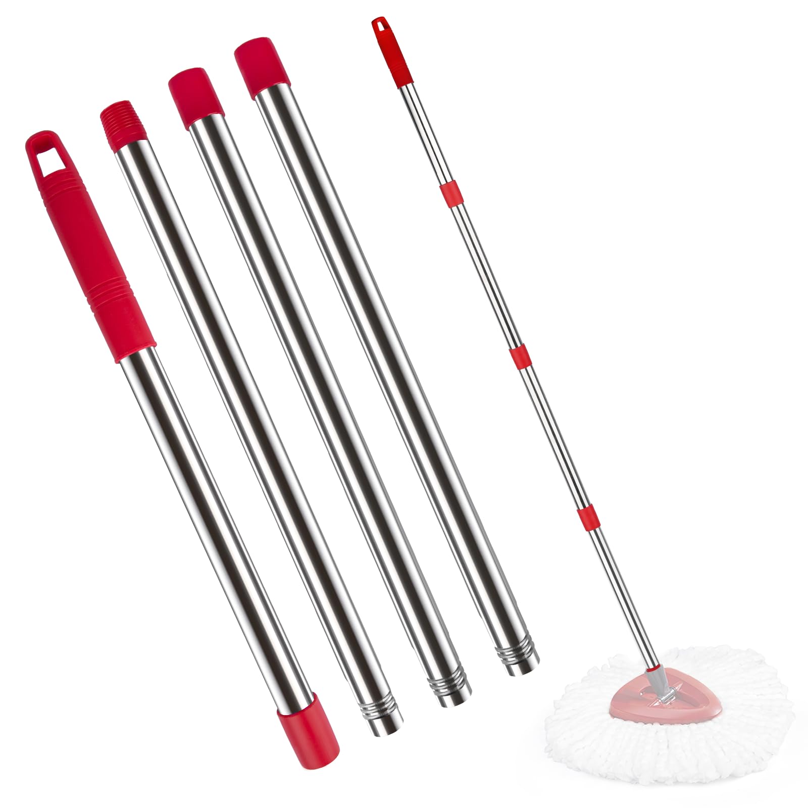 Mop Handle For Ocedar, Mop Handle For O Cedar, Spin Mop Replacement Handle O Cedar 4 Section Spin Mop Handles Base Ocedar 30 58 Mop Stick Pole Handle Base Oced - View #6