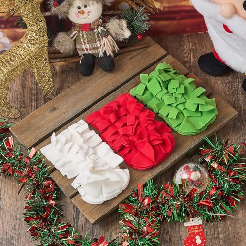 Image of Zubebe 12 Pcs Reusable Duster Refills Fleece,Red,White,Green | Soft Polyester Fiber Flat Duster Refill Multi Surface Washable Cleaning Pad Tools for Home, Blinds, Car, Pet, Furniture, Fans
