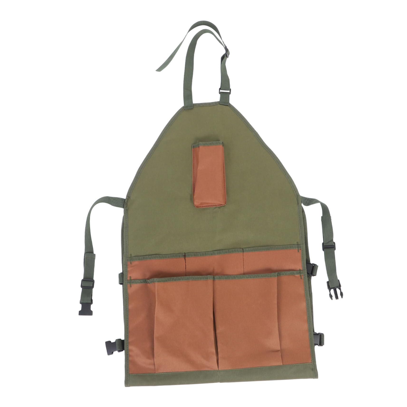 SOLUSTRE Delantal de Jardín Unisex de Tela Oxford con Múltiples Bolsillos, Protección Excelente contra Agua y Residuos, Adecuado para Pintura y Trabajo en Exteriores