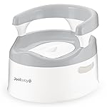 Jool Baby Potty Chair for Toddler Toilet Training - Splash Guard & Back Support (Gray)
