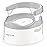 Jool Baby Potty Chair for Toddler Toilet Training - Splash Guard & Back Support (Gray)