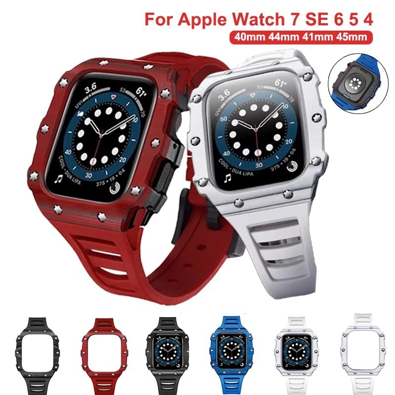 Bracelet en fiber de carbone iWatch 8 7 kit modification robuste - 2