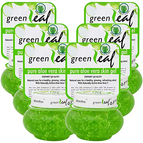 Image of Green Leaf Pure Aloe Vera Skin Gel 120GM Pack of 6