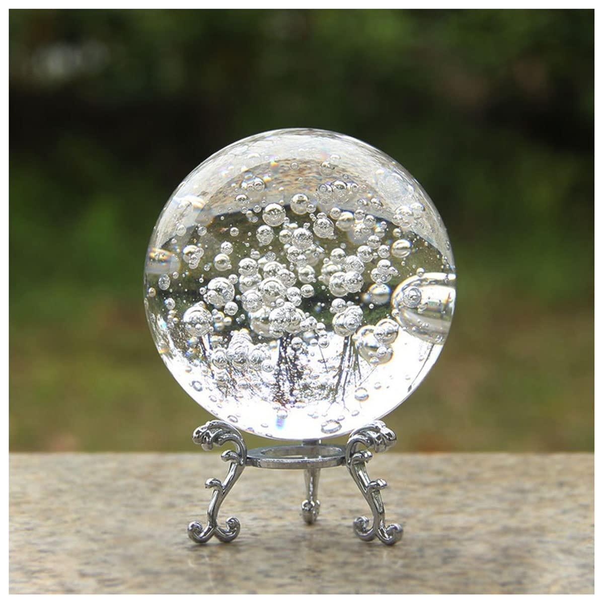 Bola de burbujas cristal cuarzo el regalo original para inauguración de casa