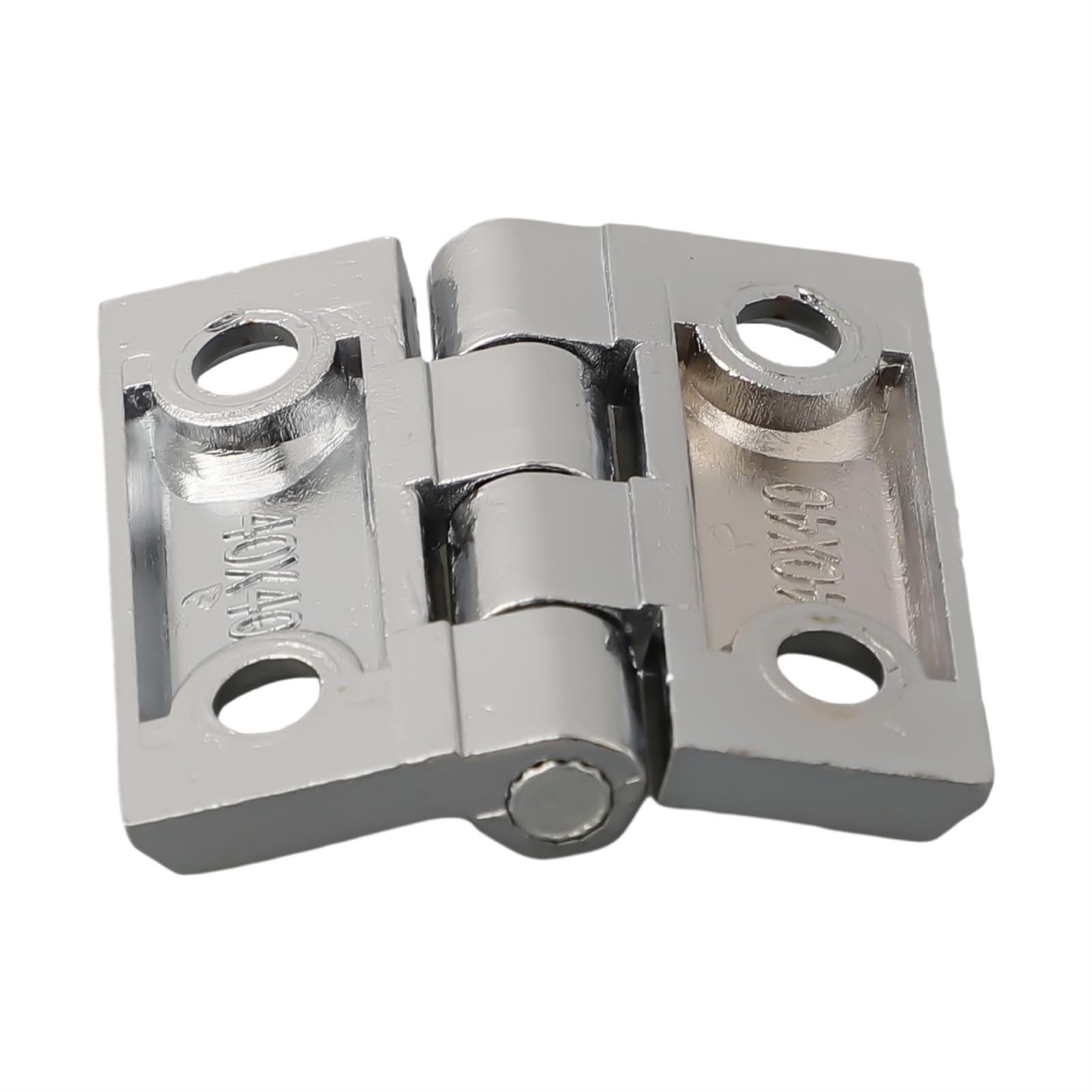 Charnières à Bout de Porte, Robustes, boîte de Distribution en Aluminium, charnière de Porte d'armoire électrique, matériel Industriel(Silver 50X50MM)