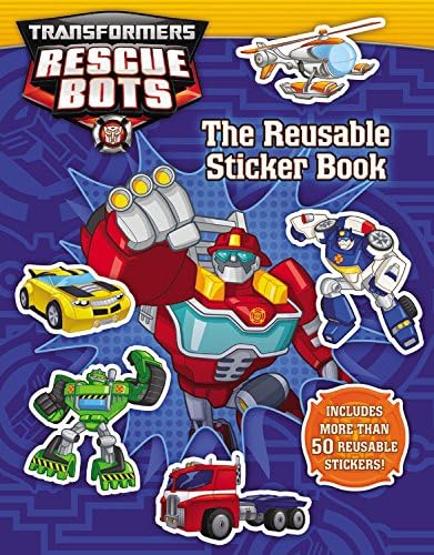 Transformers Rescue Bots: Reusable Sticker Book Paperback – July 28, 2015