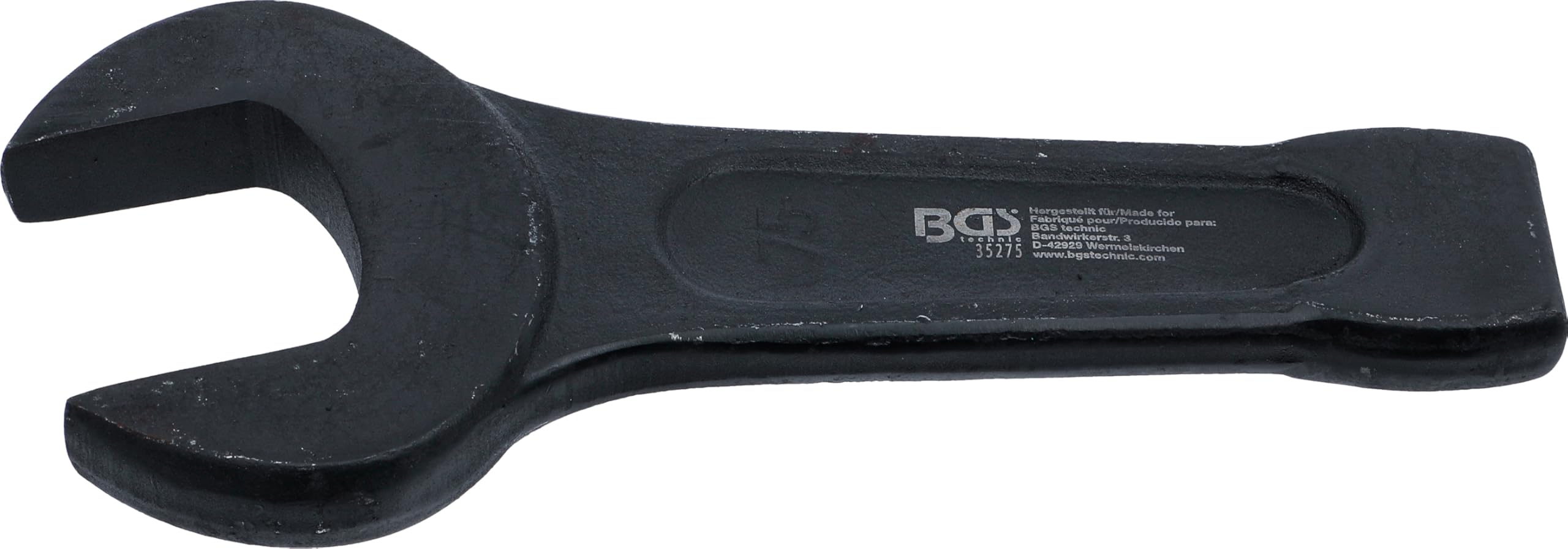 BGS 35275 | Chiave a forchetta per uso a percussione | 75 mm