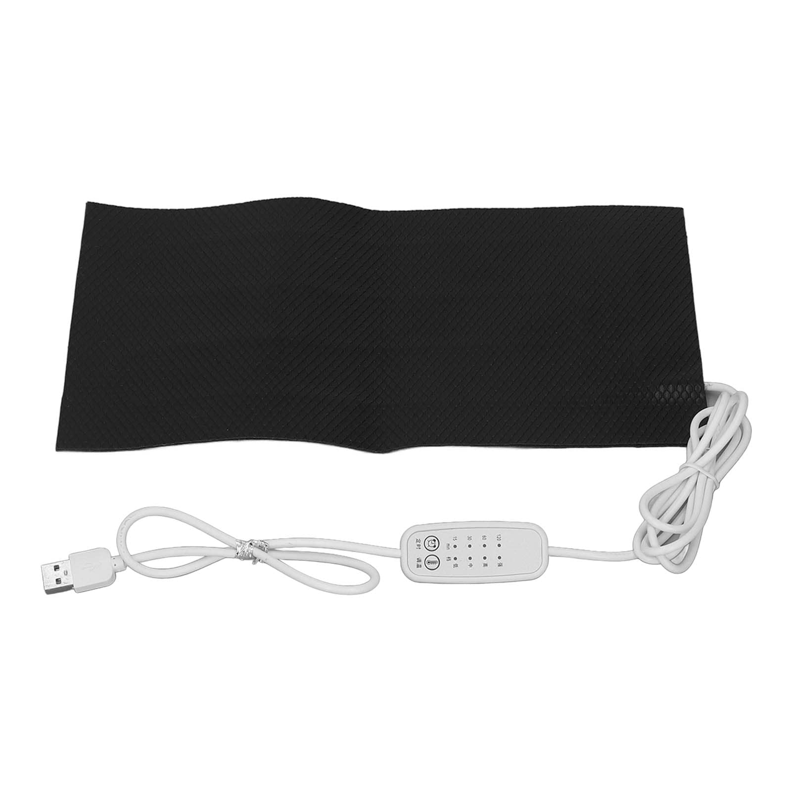 Fafeicy Podkładka Grzewcza, Regulowana Temperatura materiał PVC Przenośna Podkładka Grzewcza Zasilana USB dla Ramion Szyi z Tyłu 68-104 ° F Idealne do Użytku Domowego (20X25 cm)