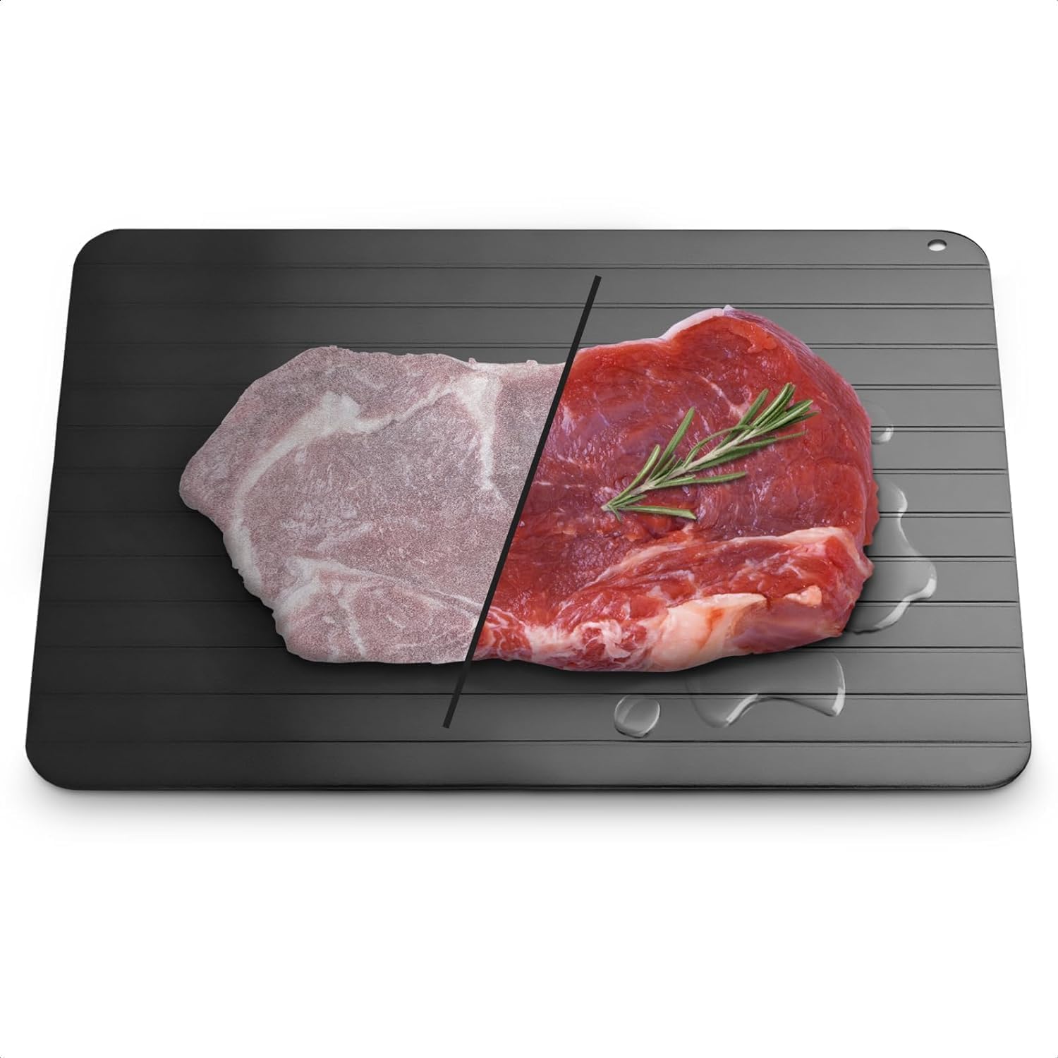 Defrosting Tray for Frozen Meat for Natural Taste Fast and Magic Defroster Board Food Thawing Plate Without Electricity Food Warmer Board Rapid Thaw Defrosting Tray (Big)-image-10