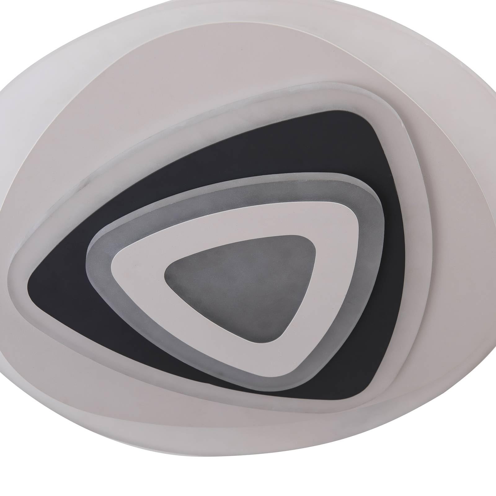 Lindby LED Lámpara de techo Rebeka (Moderno) en Blanco hecho Plástico e.o. para Salón & Comedor (1 llama, lámpara, plafón