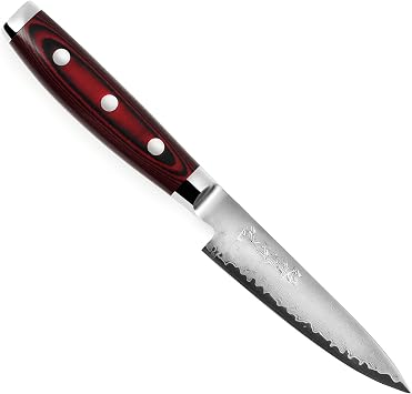 Yaxell Super Gou 4" Paring Knife - Made in Japan - 161 Layer SG2 Stainless Damascus