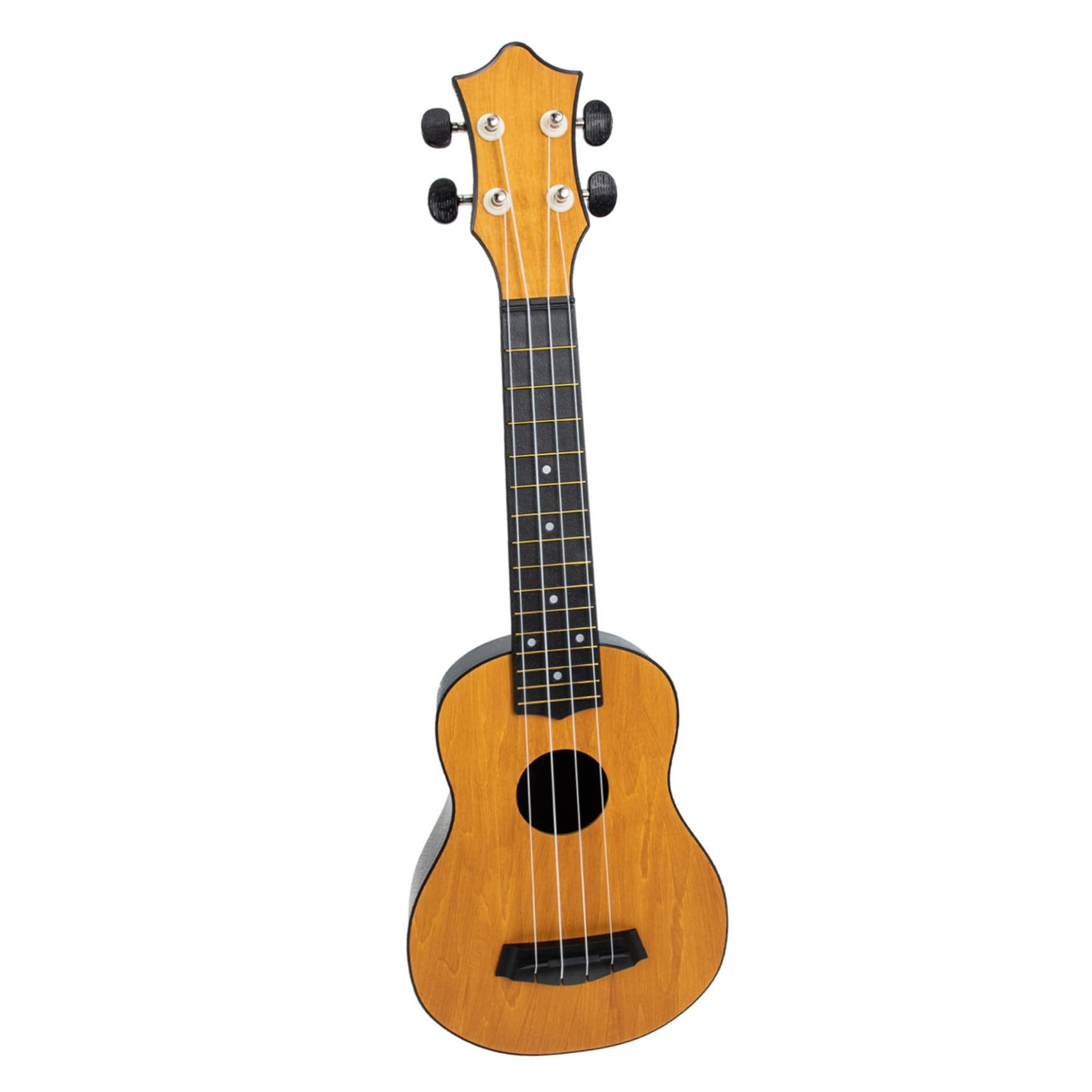 Didiseaon Ukulele Acustico in Legno per Ragazzo Ragazza Strumento Musicale Giocattolo per Principianti Custodia in Oxford Inclusa