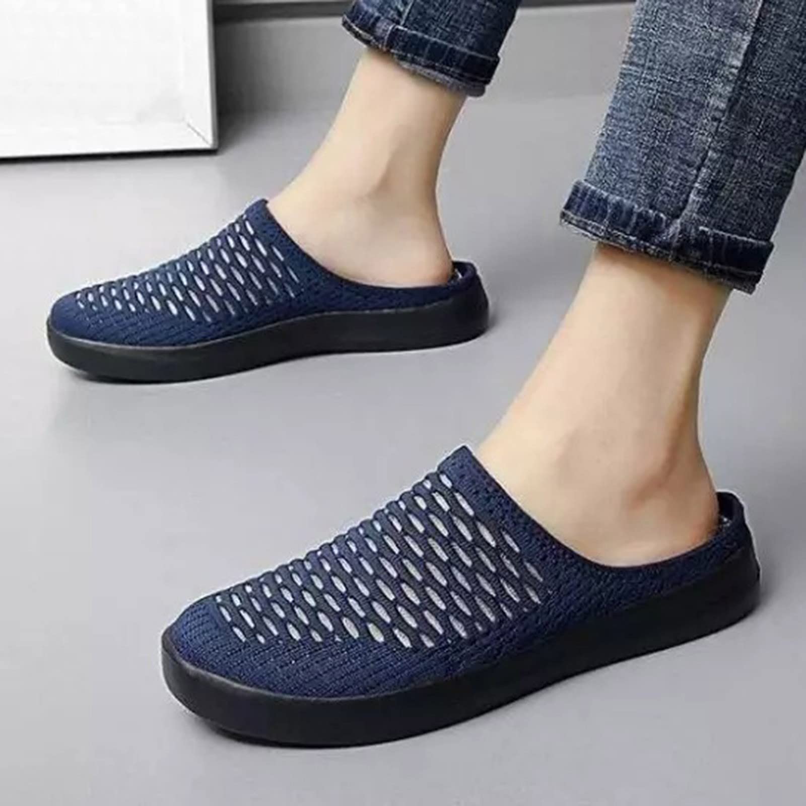 Sabot Donna Estivi Chiusi Davanti Traspirante Flystep Pantofole Morbide Estive Casa Sabot Eleganti Plastica Scarpe Ortopediche Comode Antiscivolo Ciabatte Mare Ciabatte Ortopediche Slip On