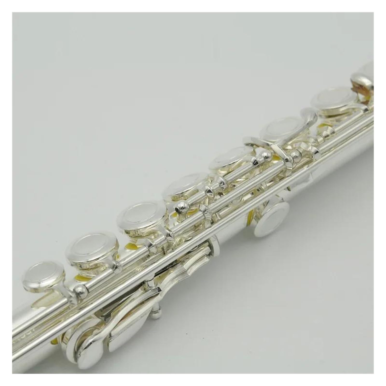 Flauto Scuola professionale Flauto dolce 16 tasti Flauto traverso in argento Accessori per strumenti musicali Tradizionali nativi