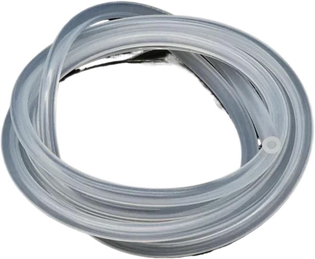 Fuel Line Hose 1M ID 1 2 3 4 5 6 7 8 9 10mm Silicone Tube Flexible Rubber Hose Food Grade Pump Soft Connector Multiple Colors(Clear,1M_ID 8MM OD 12MM)