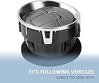 Vista 6 de Conducto de ventilación de aire/HVAC, cromado compatible con Ford F150 2009-2014, OEM 9L3Z19893CA.