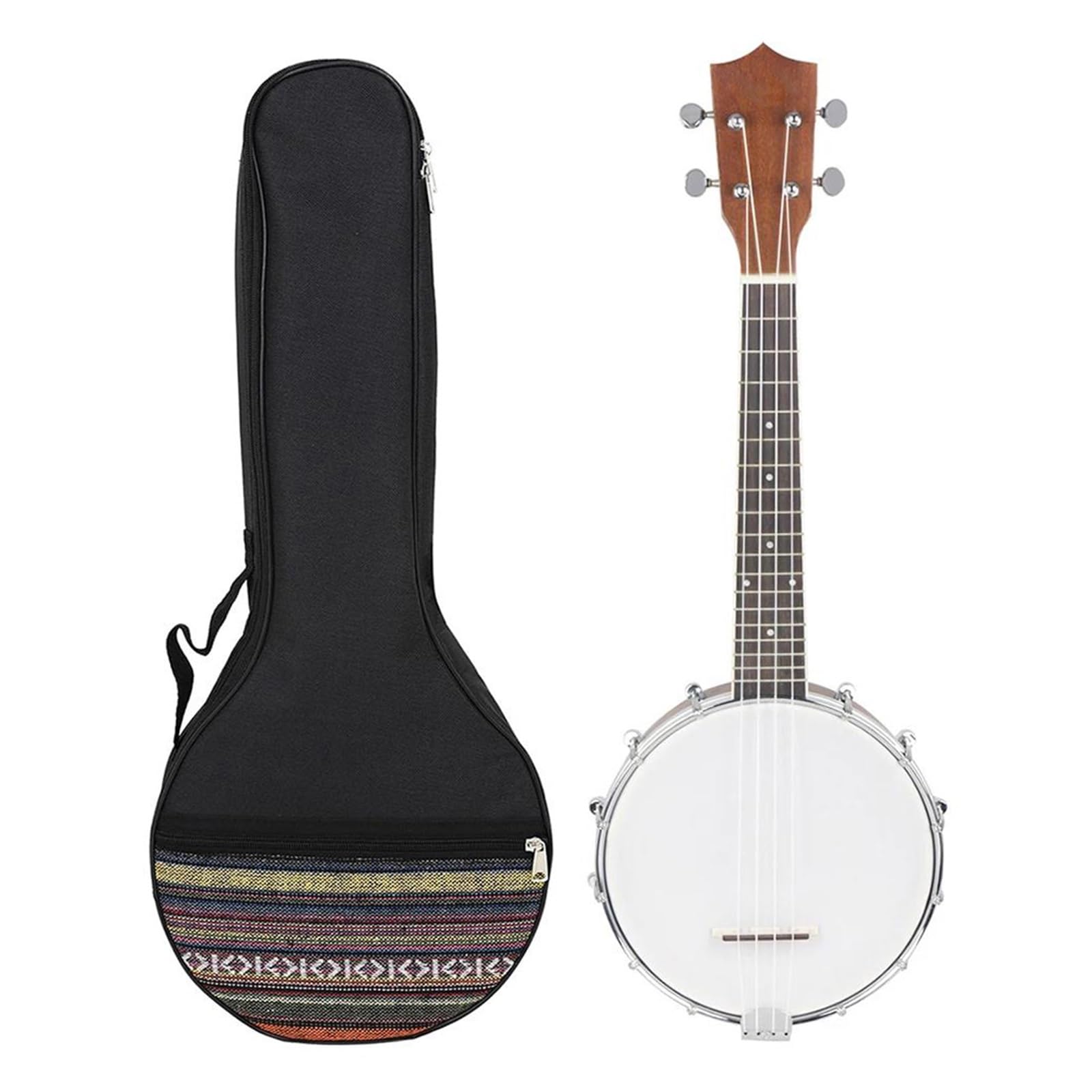 Ukulele Sapele 4 Struny Banjo Ukulele Instrument Muzyczny Dla Początkujących Z Podstrunnicą Palisandru