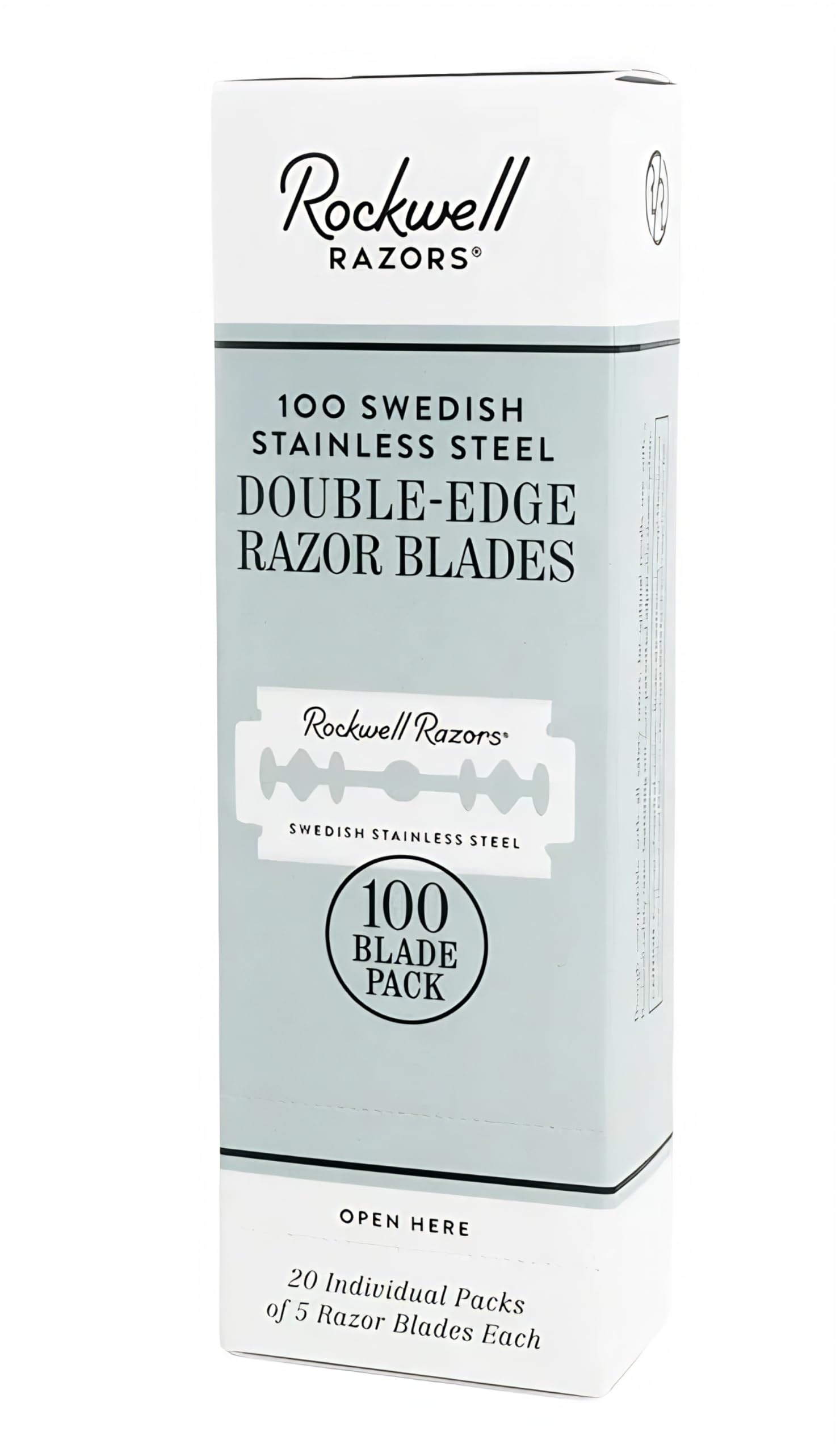 Lot de 100 lames de rasage Rockwell
