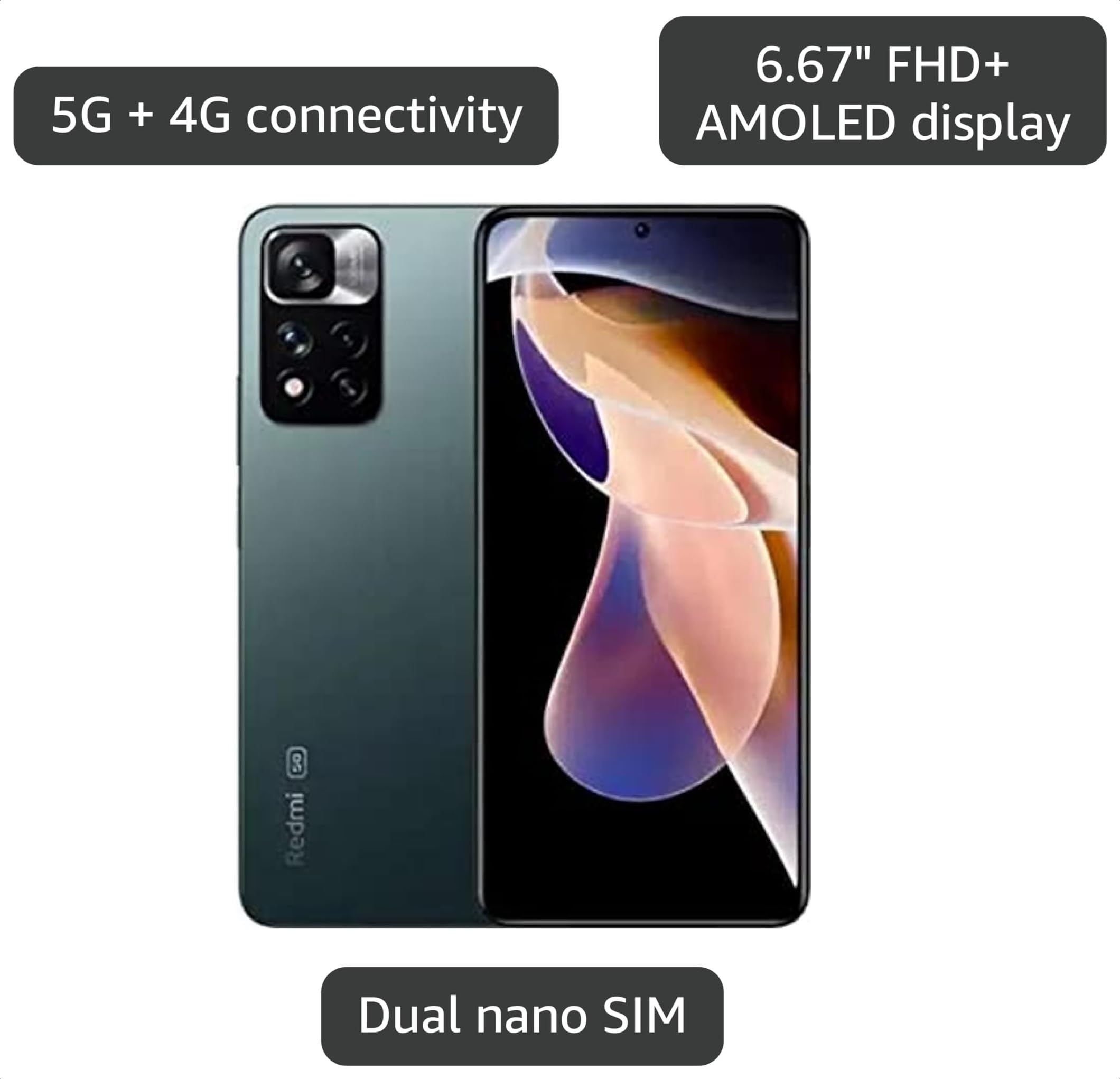 Amazon.com: Xiaomi Redmi Note 11 Pro+ Plus 5G + 4G Global 128GB +