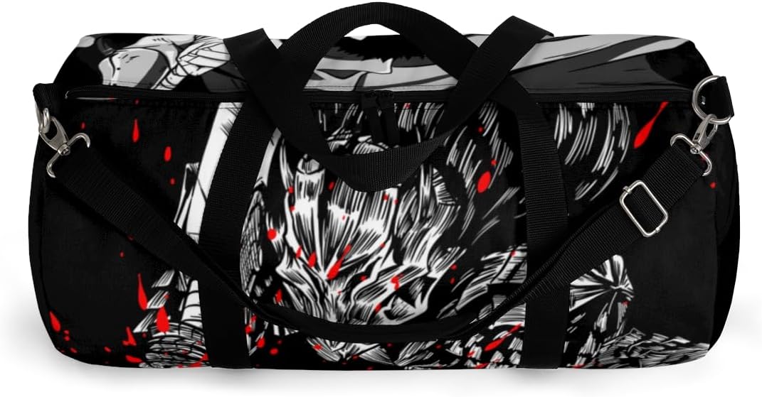 Anime Gym Bag for Women Men - Large Capacity Waterproof Workout Fitness Travel Sports Bags Fashion Street Camping Expandable Carry On Duffle Bag For Couple (BL17) PTY