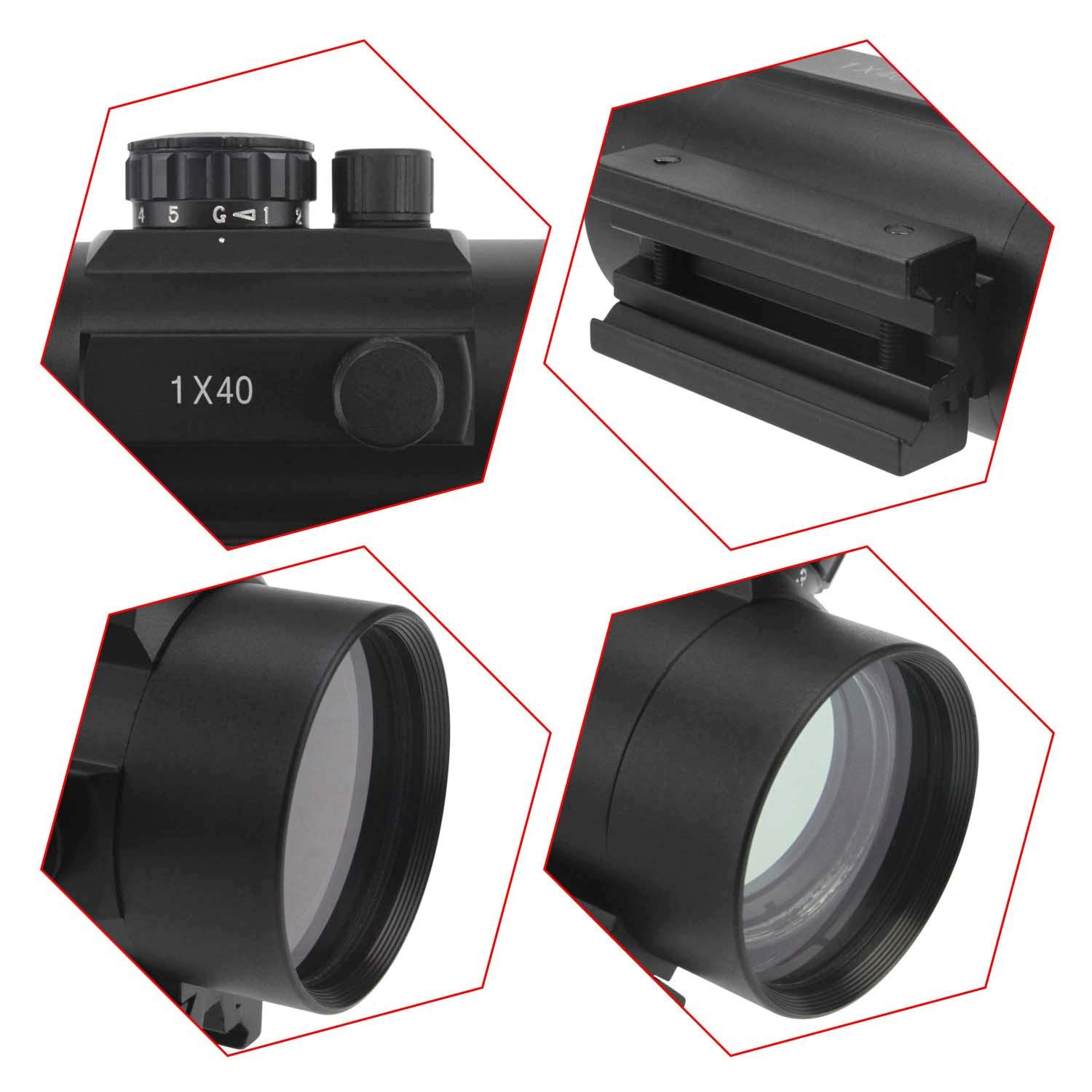 Amazon.com : Astromania 1X40RD Tactical Holographic Reflex Red