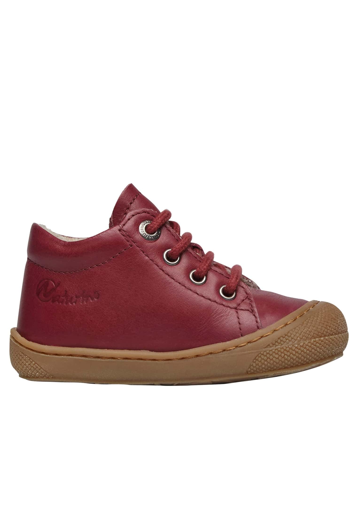 Naturino Scarpine Primi Passi in Nappa con Fodera in Lana, Bordeaux 20