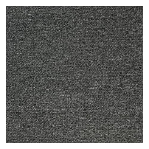 SUNNYNEST 20PCS Carpet Tiles 50×50cm Heavy Duty Non-Slip Modular Floor Tiles Square Carpet Rugs for Office Bedroom Living Room Kitchen & Bathroom (Dark Gray)