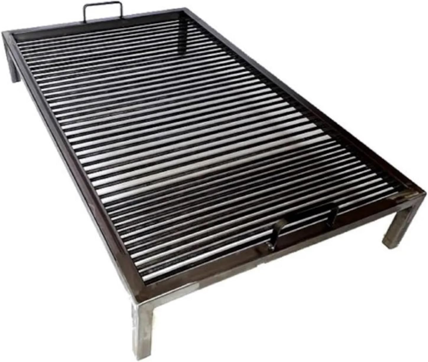 Luxury Argentine Grill + Brazier - Iron Argentina Grill - BBQ Parrilla Asado - Sor Pampa Grill (40 x 24 inches)