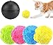 Hund und günstig Kaufen-YumSur Magischer Rollball, aktiver Rollball für Hunde, automatischer Rollball, interaktives elektrisches Spielzeug für Haustiere mit 1 Rollball + 4-Farbiger Ballabdeckung für Welpen, Katzen, Hunde