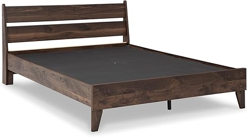 Miniatura 33 de Signature Design by Ashley - Base de cama con plataforma de granja casual Shawburn, tamaño matrimonial, cal desgastada Encalar,Gris (rustic