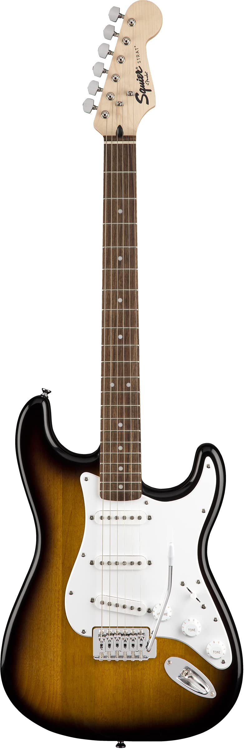 Amazon.com: Fender Squier Stratocaster Electric Guitar Pack, Brown