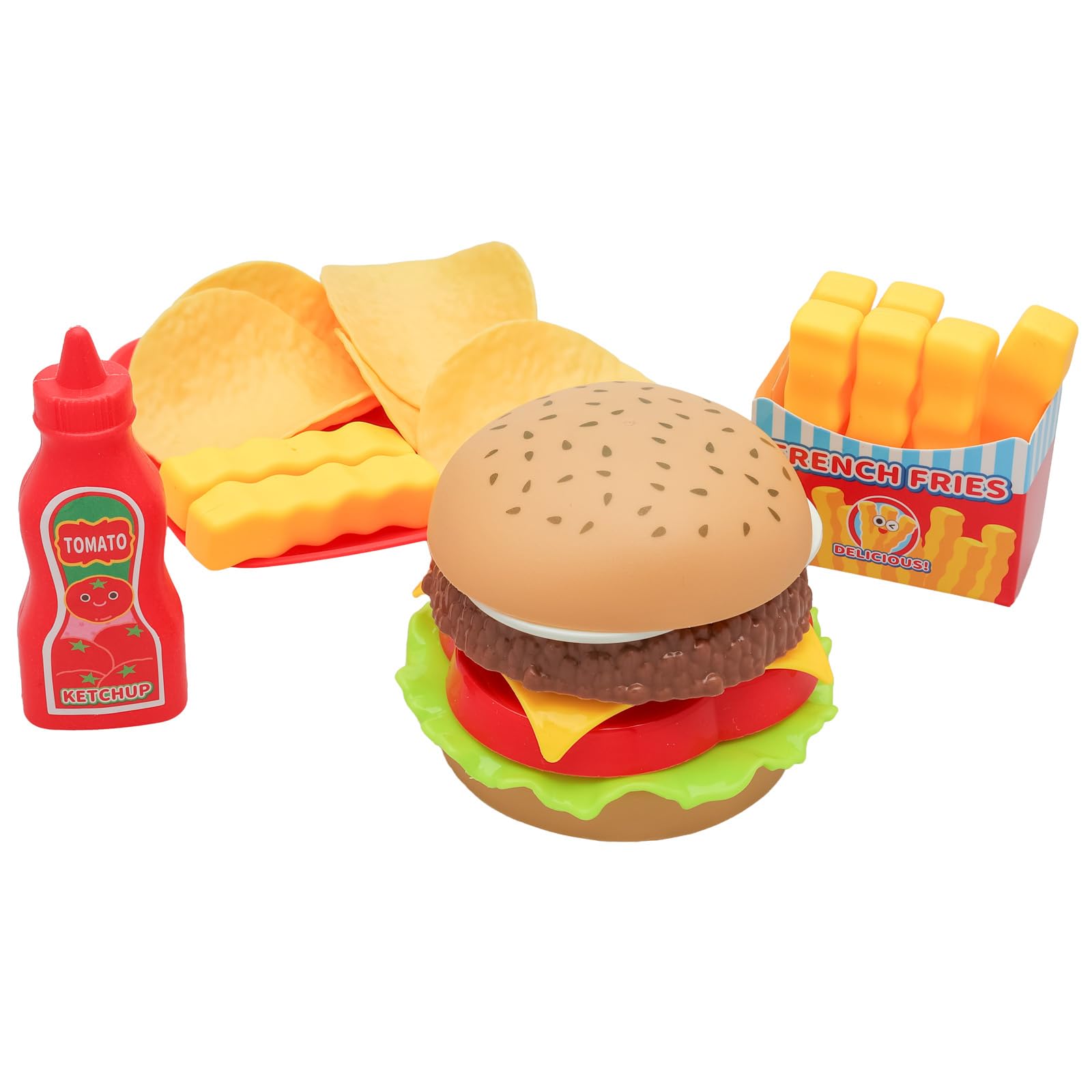 Amazon | オンダ(Onda) ダブルポテトビッグバーガーセット おままごと