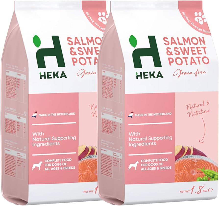 Amazon.co.jp: HEKA グレインフリー ドッグフード サーモン サツマイモ