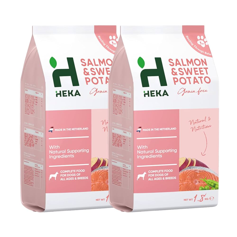 【未開封】HEKA グレインフリードッグフード　サーモン&ポテト　2袋セット 未開封】HEKA グレインフリードッグフード サーモン&ポテト 2袋
