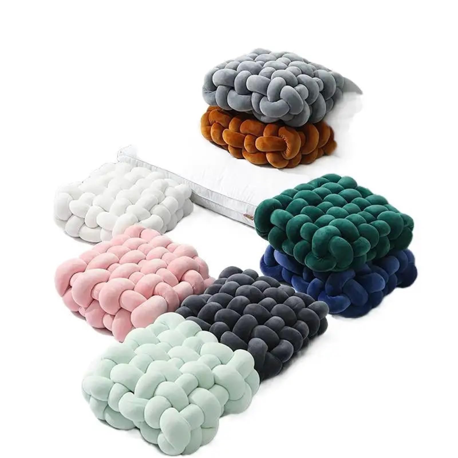 Hilo grueso Hilo súper grueso de 1KG, bolsa blanca hilo gigante voluminoso for tejer a mano, manta grande y suave for brazo DIY(29)