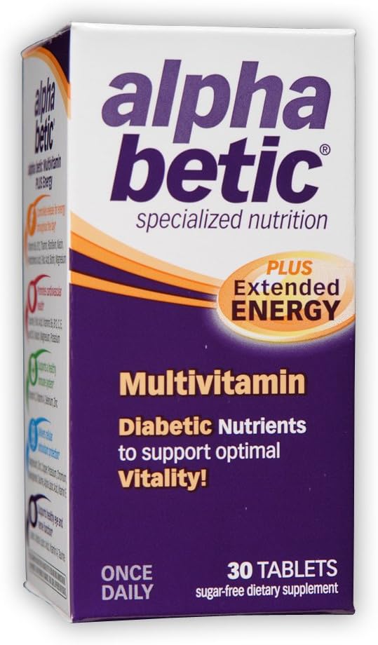 alpha betic Once-Daily Multi-Vitamin Supplement, 30 Tablets (Pack of 2)