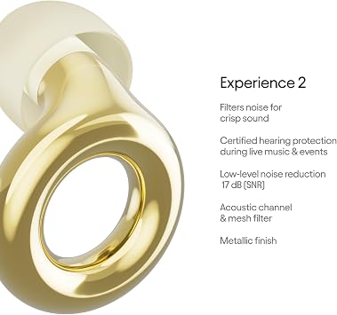 Loop Earplugs Experience Link Bundle – Loop Experience 2 + Loop Link | Reusable Ear Plugs for Concerts, Live Events, Festivals, Motorcycles, Noise Sensitivity & More | 18 dB Noise Reduction