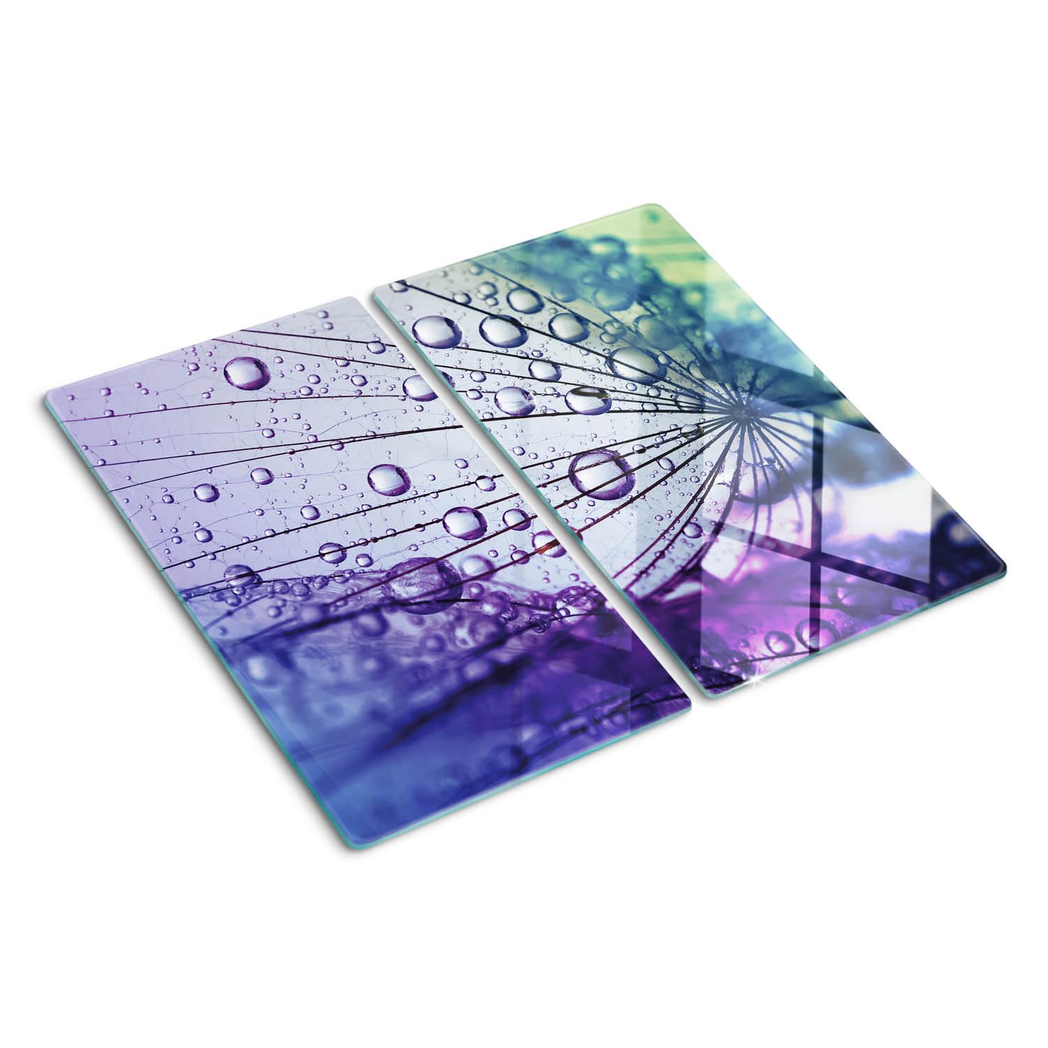 Planche à découper en verre antidérapante pour cuisiner proprement