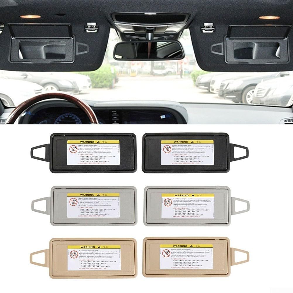 Elegante visiera parasole per specchietto retrovisore per Mercedes Classe S, adatta direttamente ai modelli dal 1998 al 2013 (beige destro)