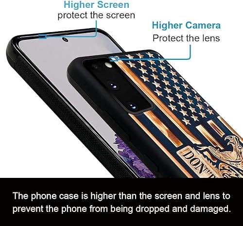 Miniatura 4 de DAIZAG Funda compatible con Samsung Galaxy S20 Plus, protección completa, a prueba de golpes, antiarañazos, TPU, para hombre y mujer, bandera